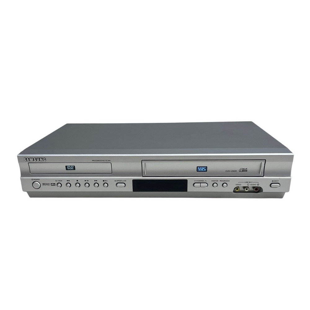 Samsung DVD-V4600 DVD VCR Combo Player Progressive Scan 4-Head Hi-Fi *NO REMOTE*